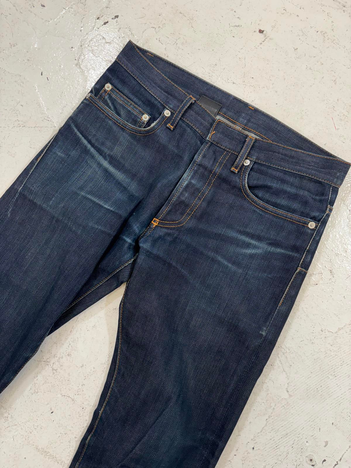 Dior Homme Raw Blue Jeans
