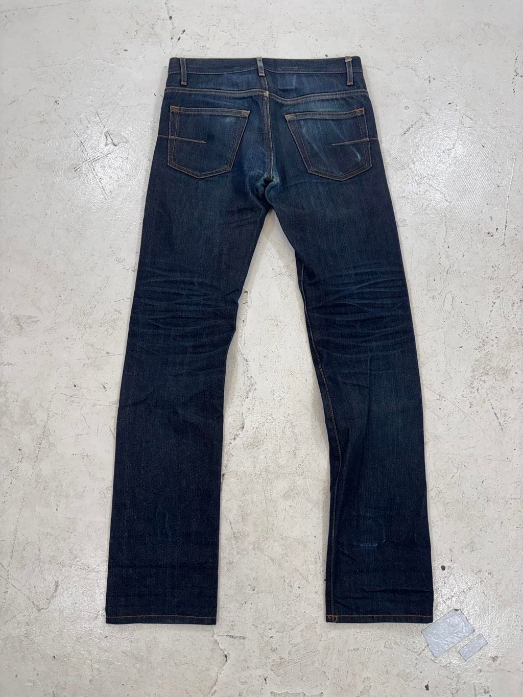 Dior Homme Raw Blue Jeans