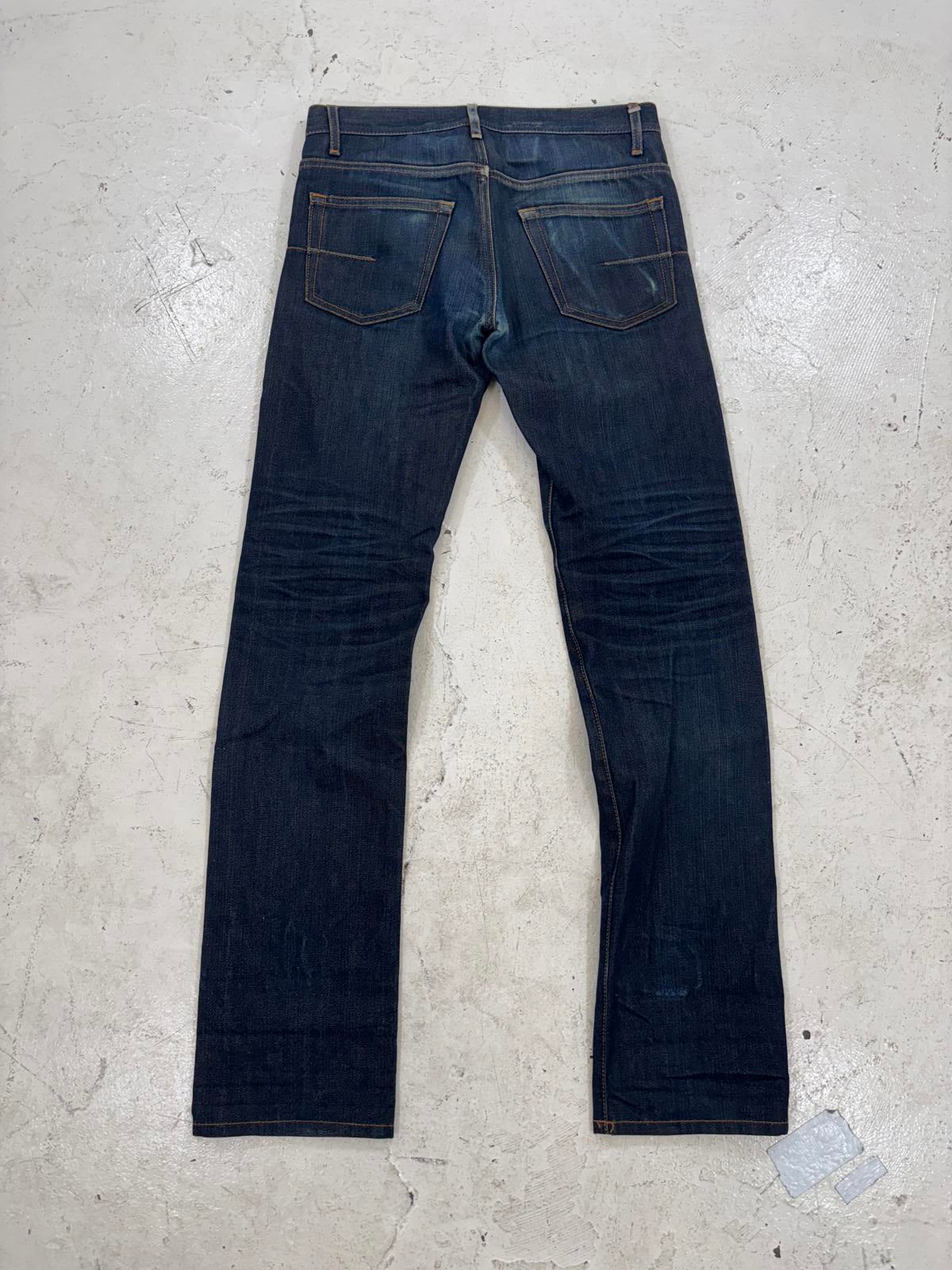 Dior Homme Raw Blue Jeans