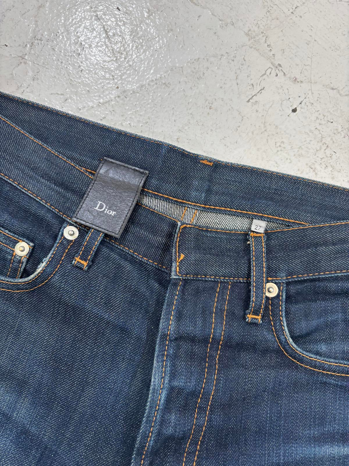 Dior Homme Raw Blue Jeans