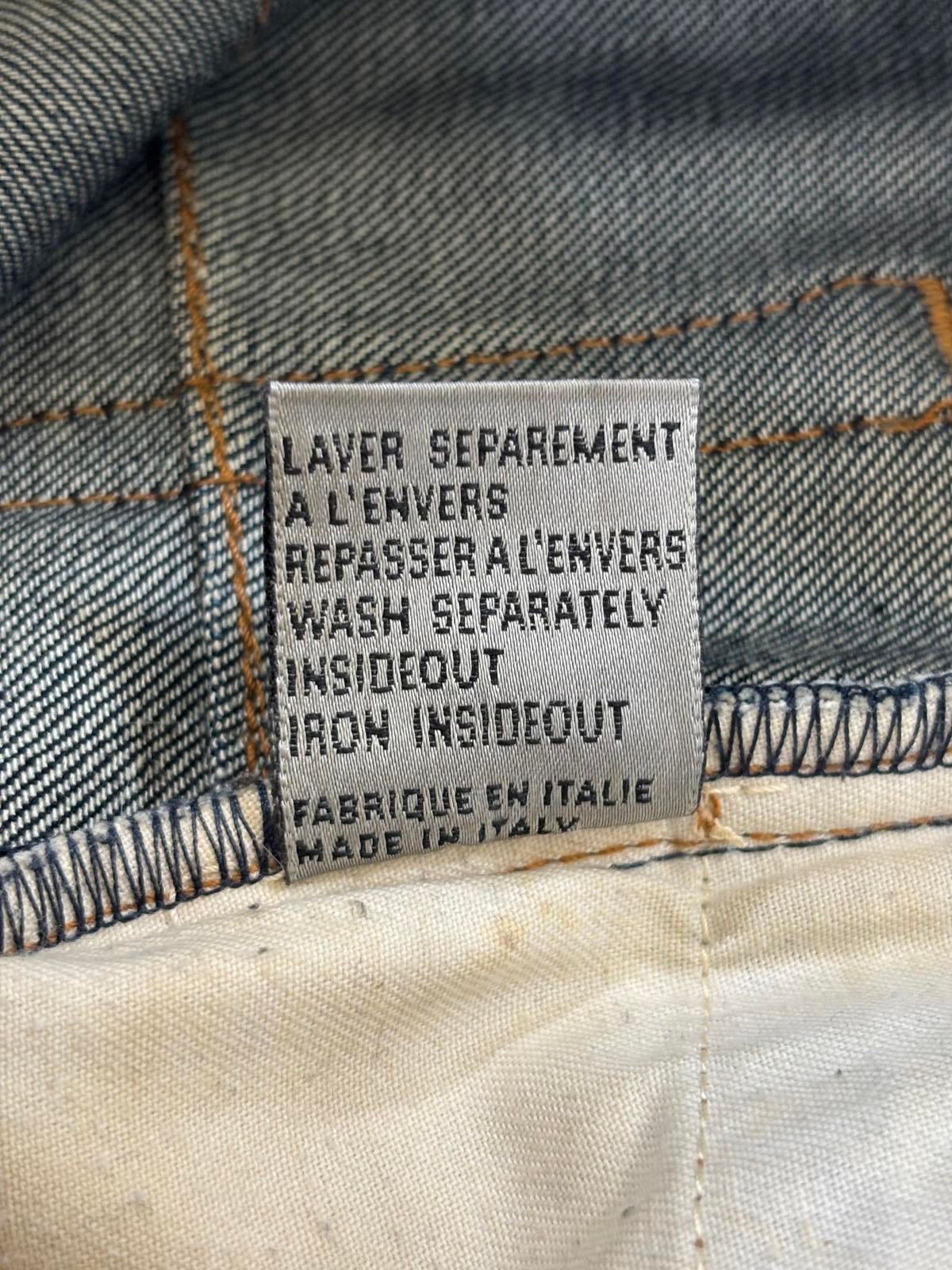 Dior Homme Raw Blue Jeans
