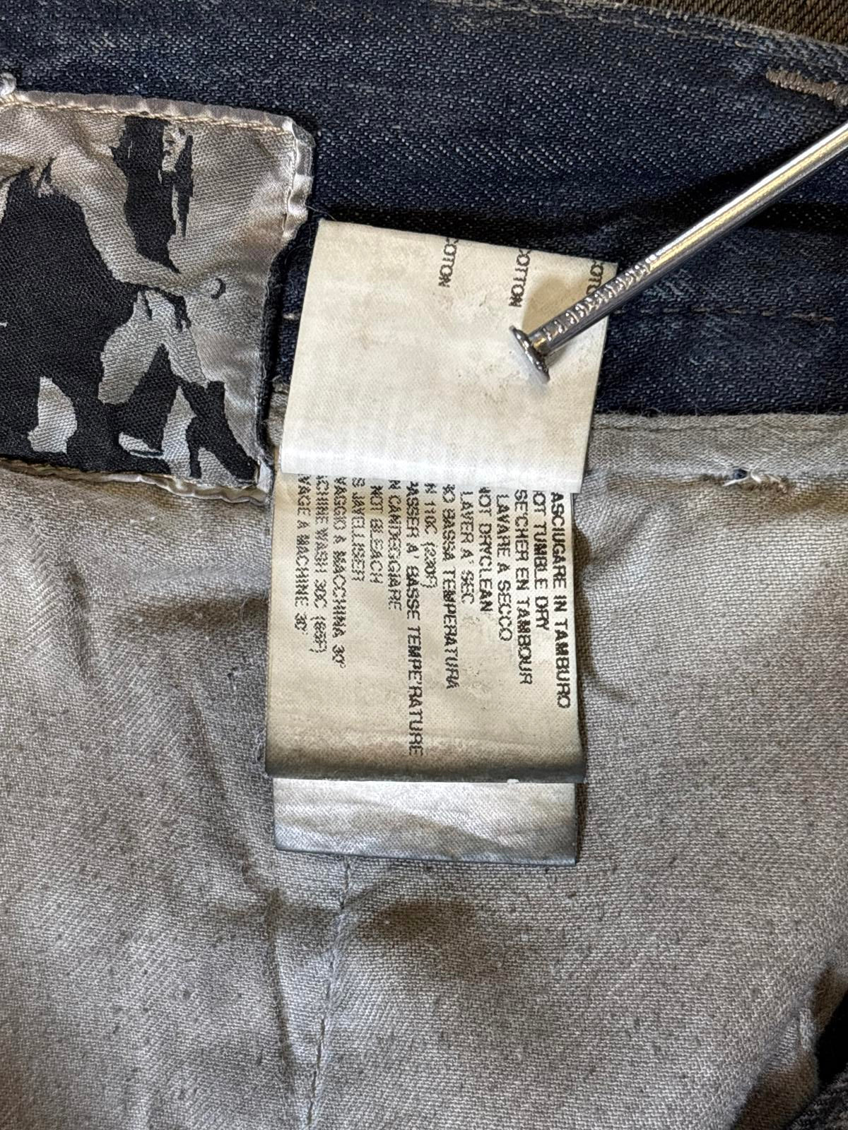 Rick Owens Denim Dust Shorts