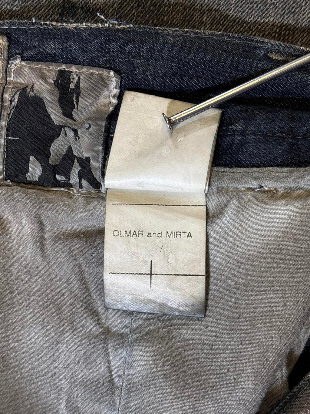 Rick Owens Denim Dust Shorts