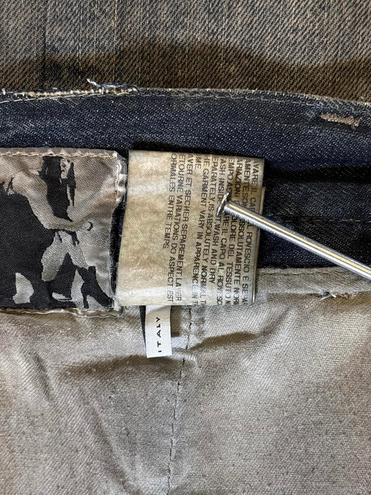 Rick Owens Denim Dust Shorts