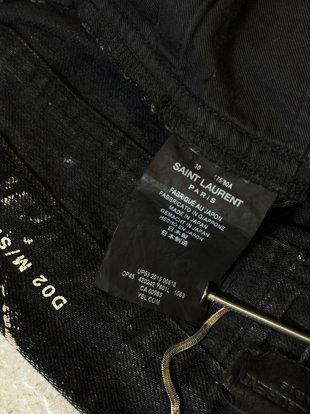 Saint Laurent Distressed D02 Jeans