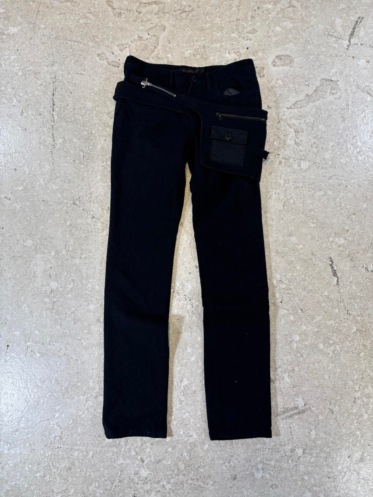 Undercover Wool Waist Bag Pants