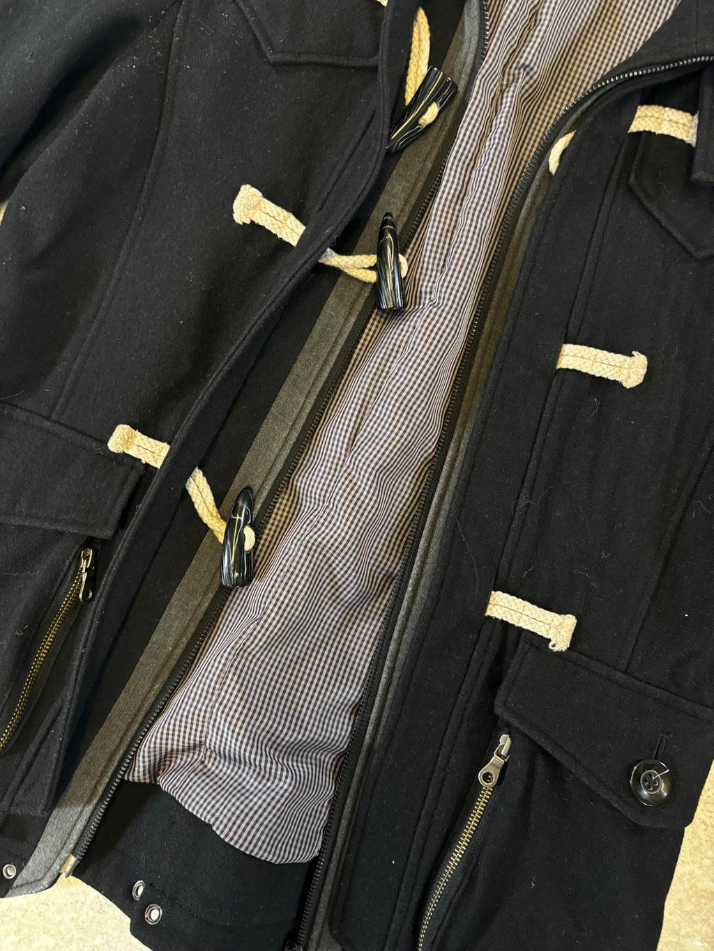 PPFM DOUBLE LAYER WOOL JACKET