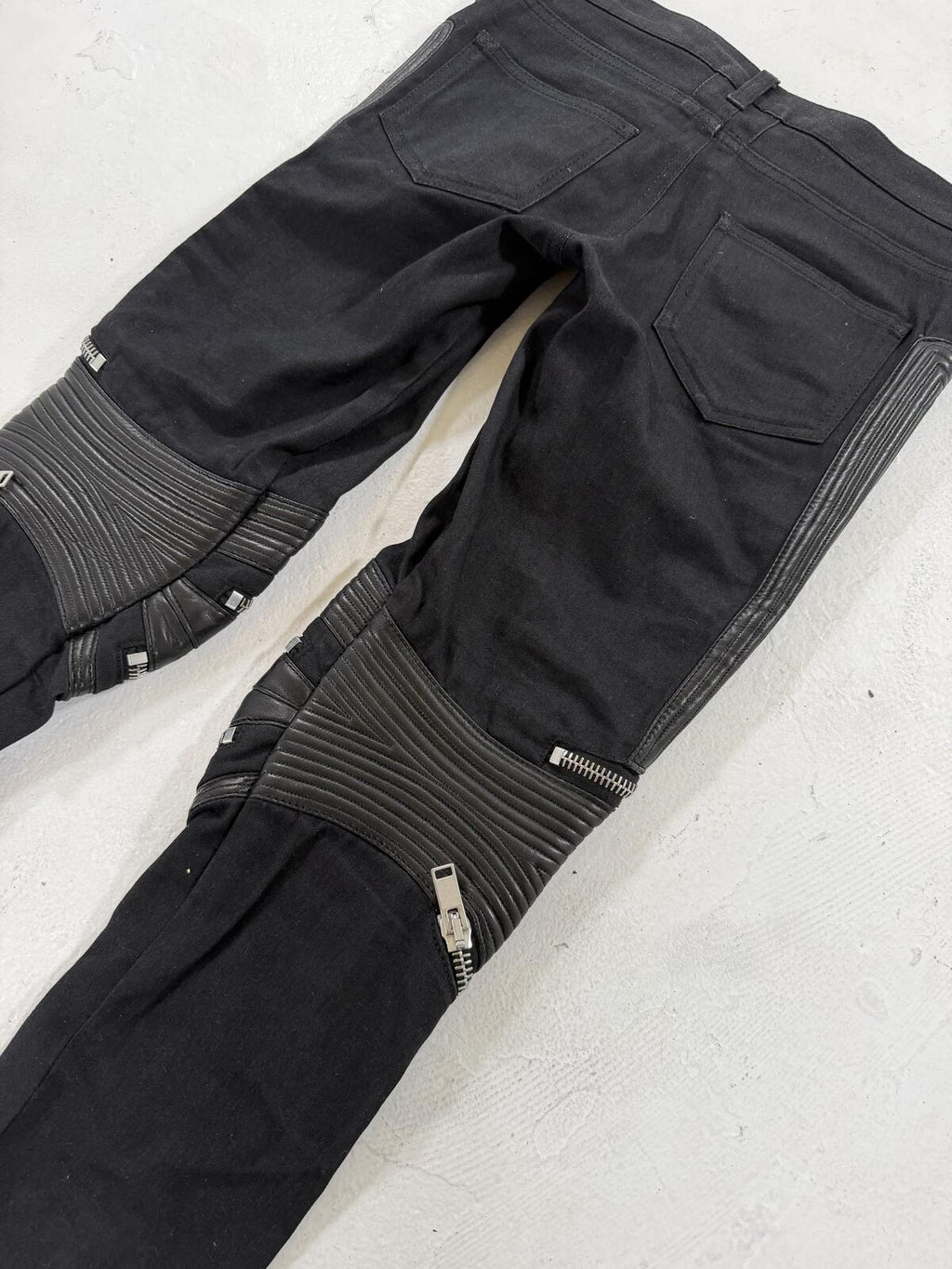 Saint Laurent D08 black biker denim {{ color }} {{ brand }} {{ archive }} {{ season }} {{ year }} {{ hedi slimane }}