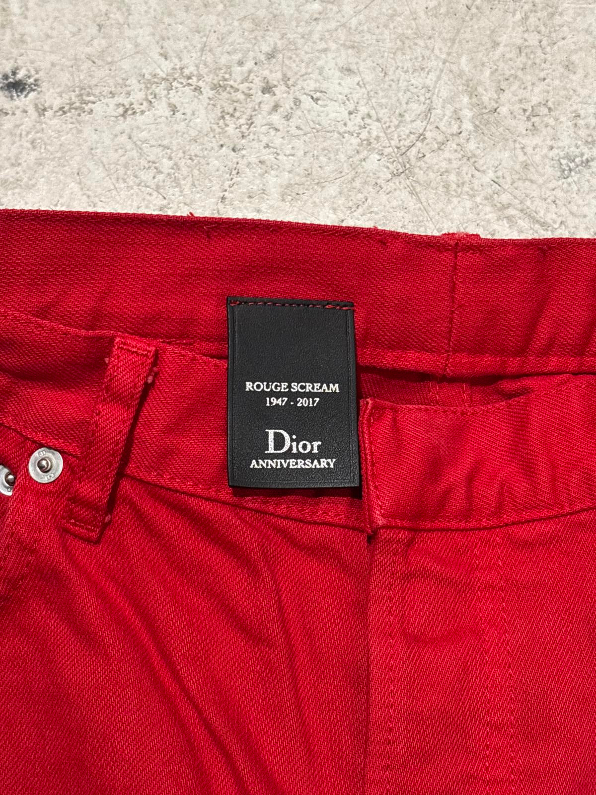 Dior Homme Red Stitch Denim