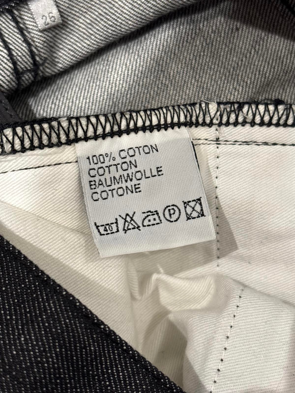 Dior Homme Raw Black Skinny Jeans
