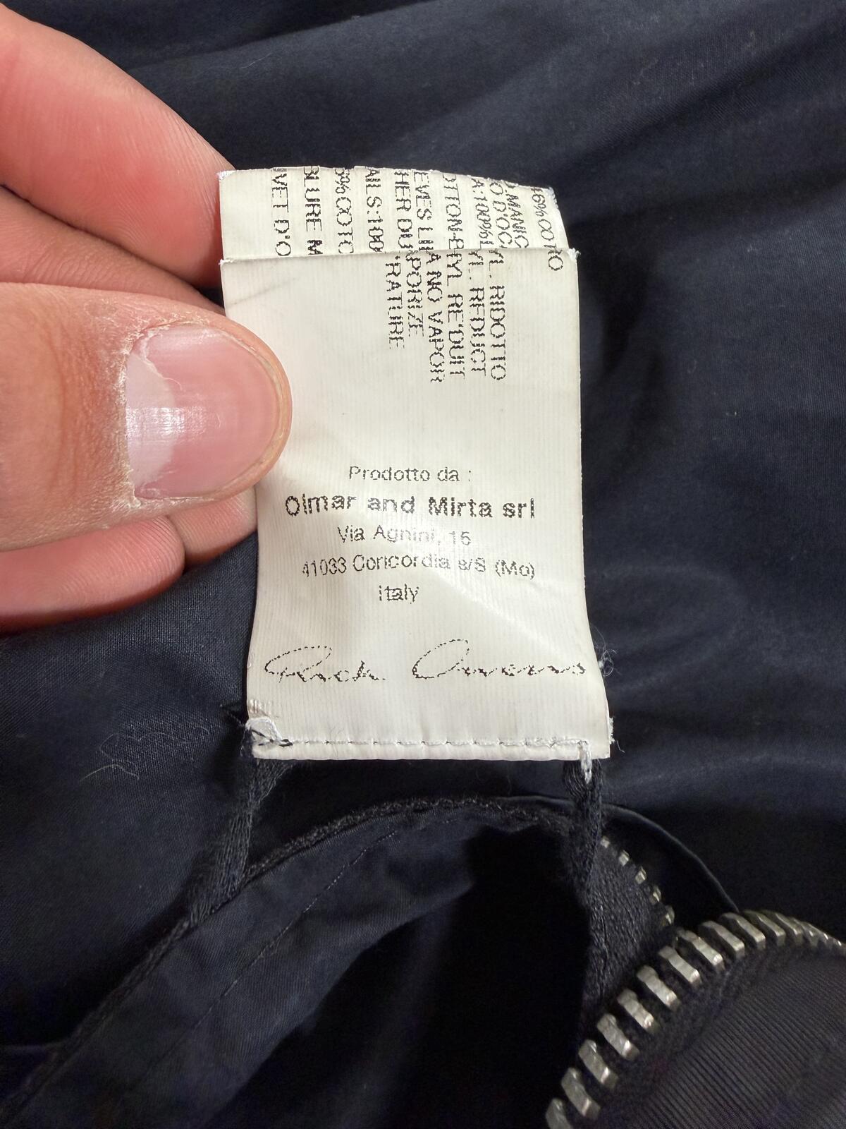 Rick Owens 09' bomber jacket {{ color }} {{ brand }} {{ archive }} {{ season }} {{ year }} {{ hedi slimane }}