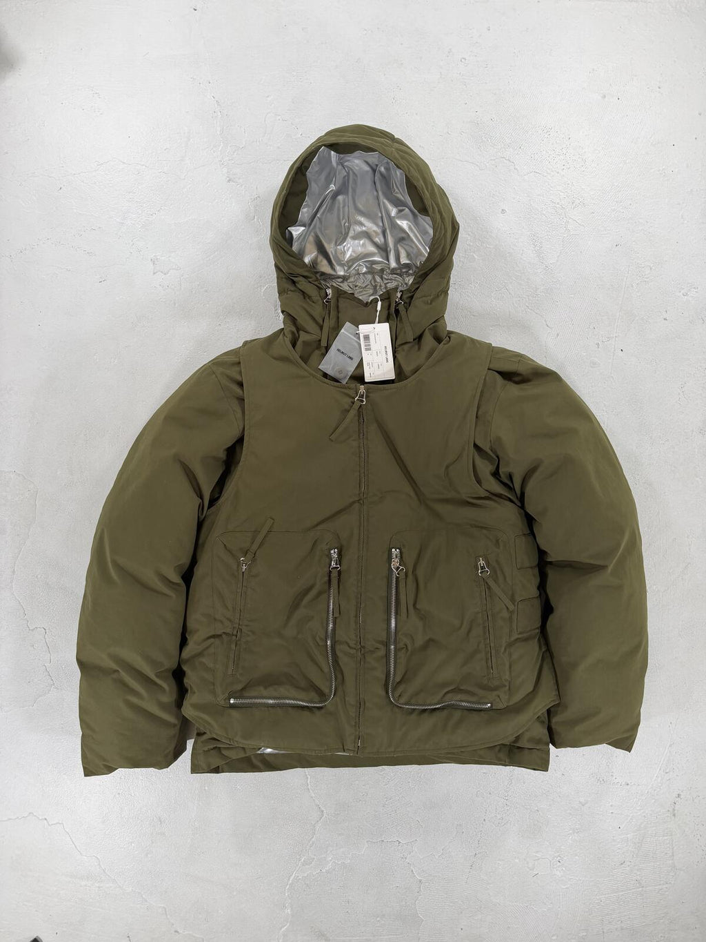 Helmut Lang Vested Nylon Puffer {{ color }} {{ brand }} {{ archive }} {{ season }} {{ year }} {{ hedi slimane }}