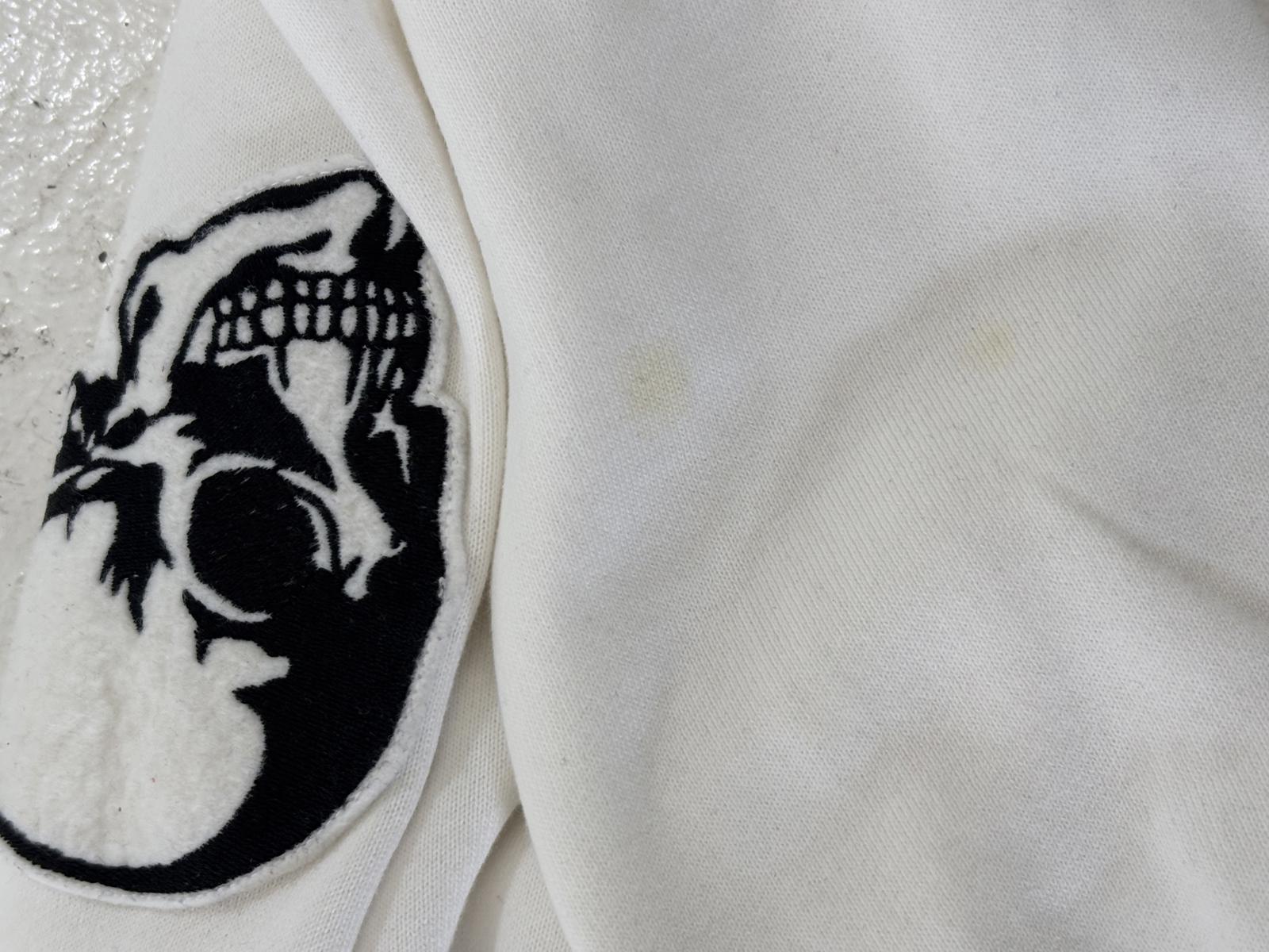 Number (N)ine White Double Skull Crewneck