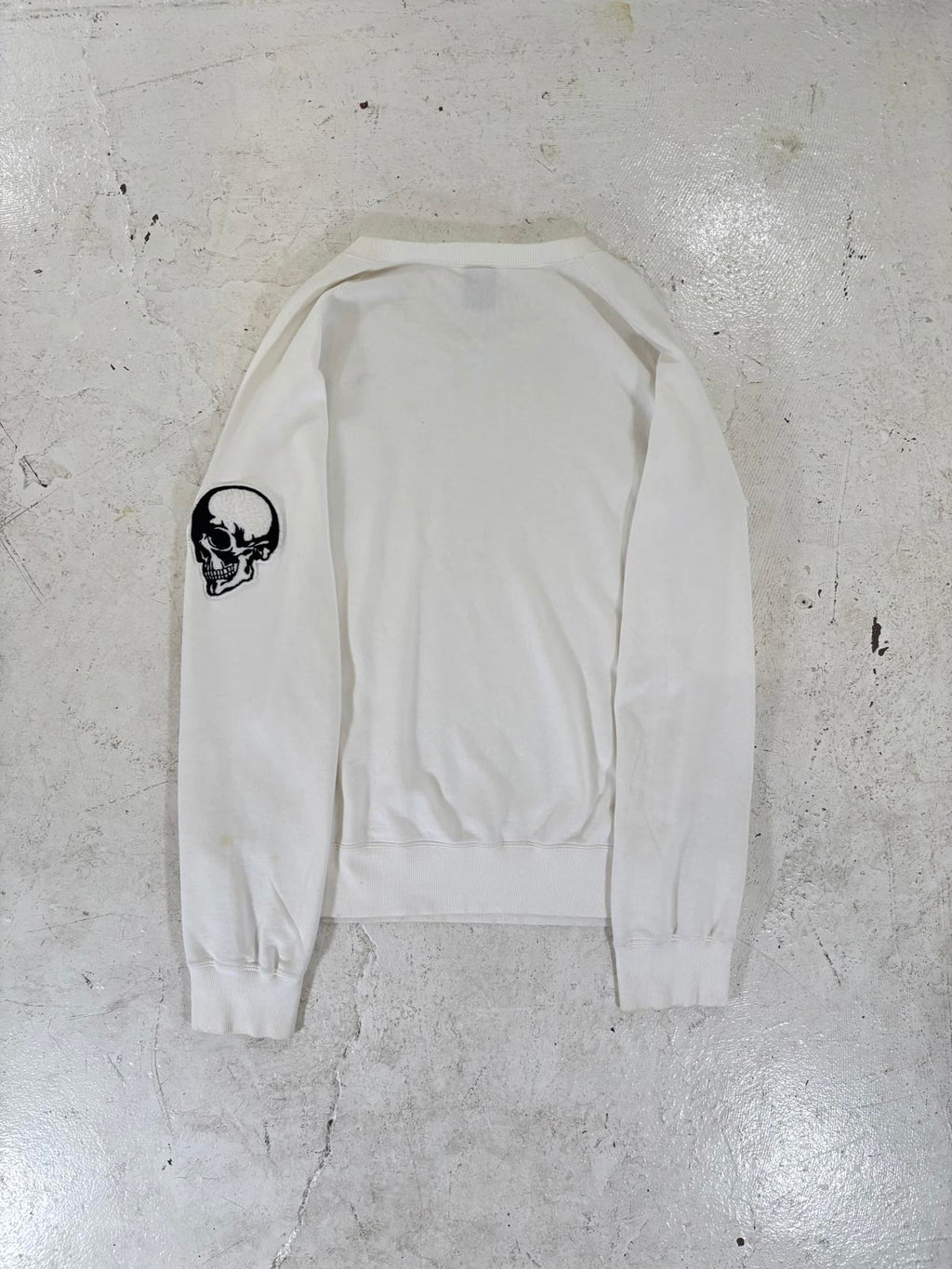 Number (N)ine White Double Skull Crewneck