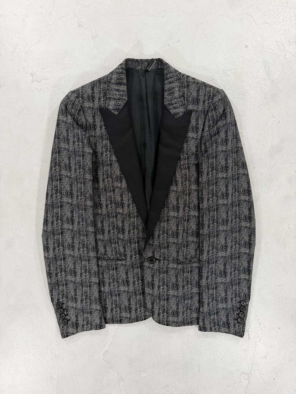 Dior Homme SS05 "Only For Japan" Woven Blazer {{ color }} {{ brand }} {{ archive }} {{ season }} {{ year }} {{ hedi slimane }}