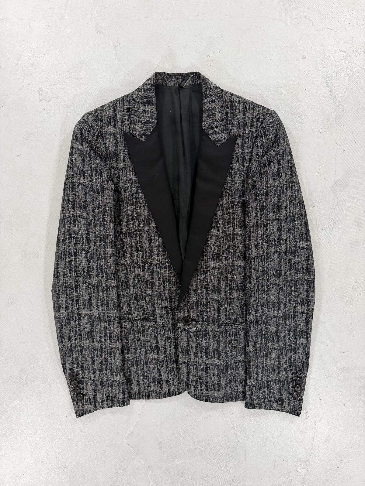 Dior Homme SS05 "Only For Japan" Woven Blazer {{ color }} {{ brand }} {{ archive }} {{ season }} {{ year }} {{ hedi slimane }}