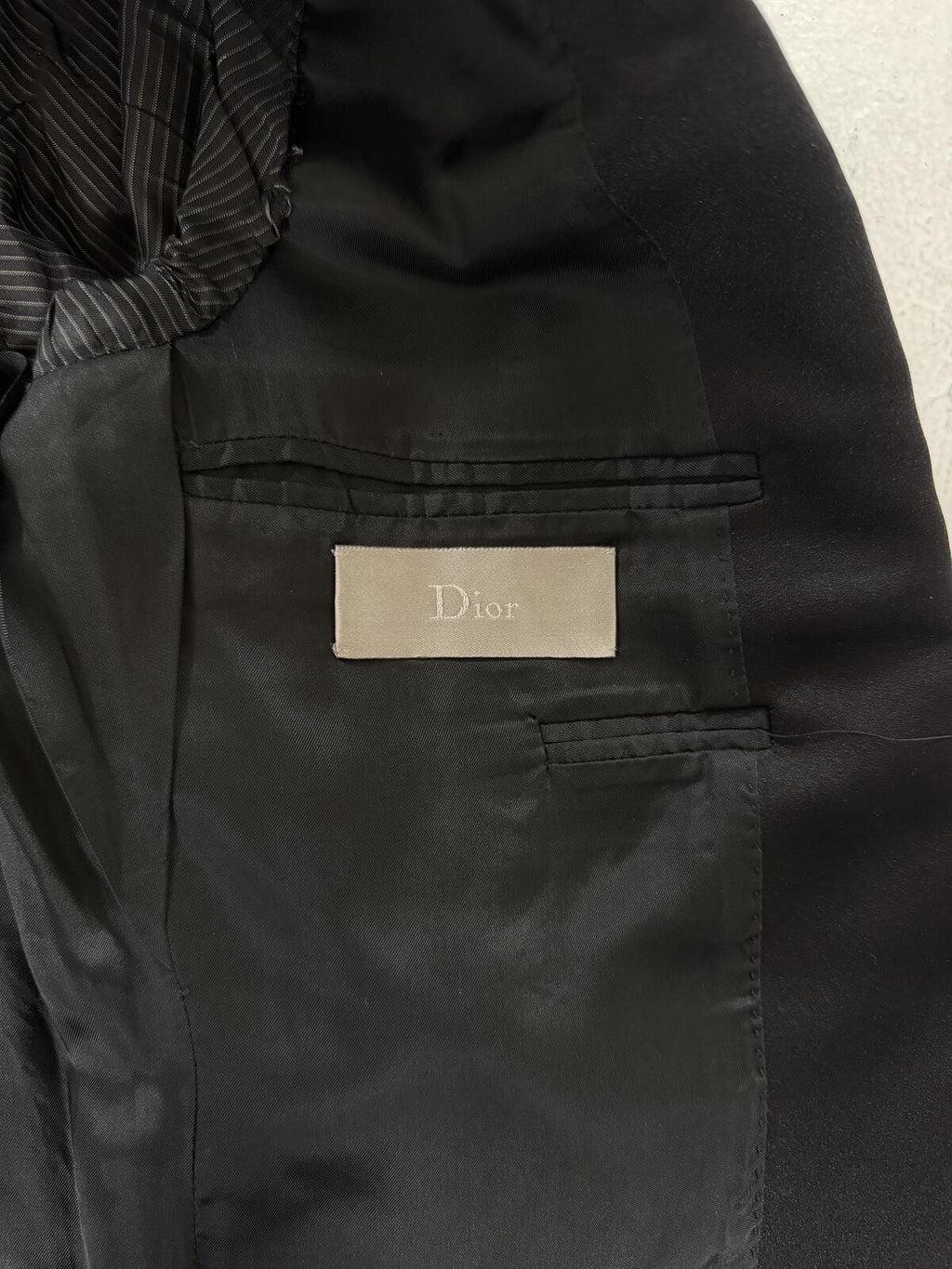 Dior Homme SS05 "Only For Japan" Woven Blazer {{ color }} {{ brand }} {{ archive }} {{ season }} {{ year }} {{ hedi slimane }}