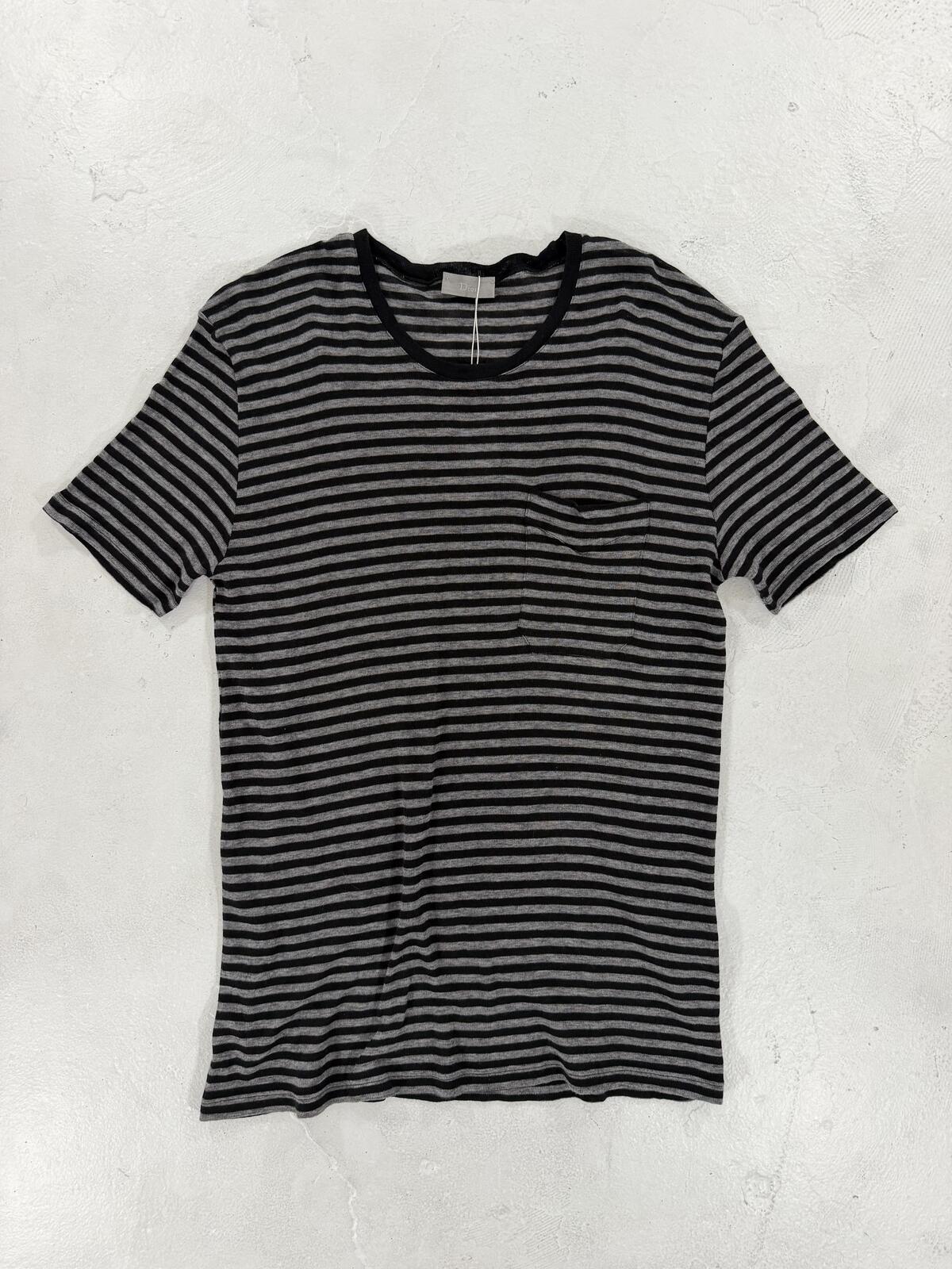 Dior Homme stripped pocket tee AW06