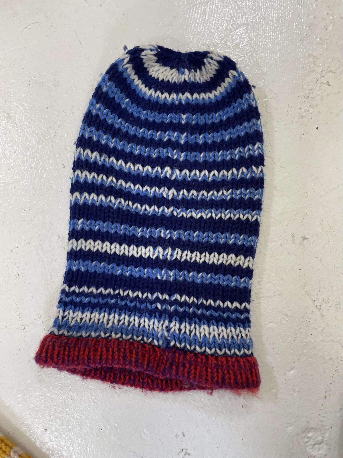 RAF SIMONS Calvin Klein blue ski mask