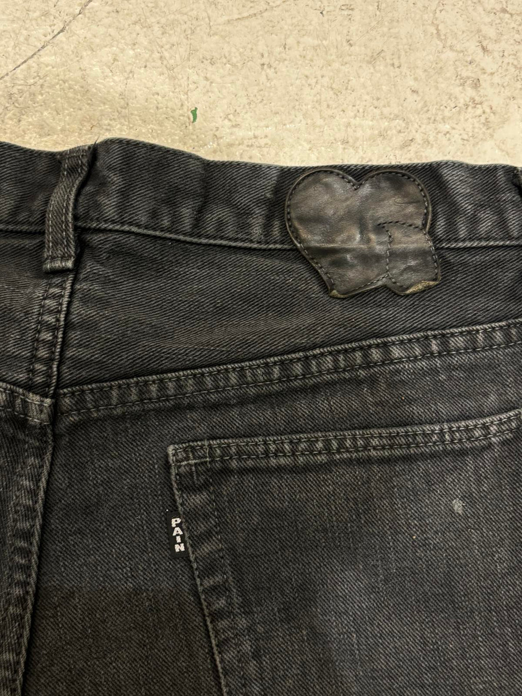 Number (N)ine “Give Peace A Chance” Jeans