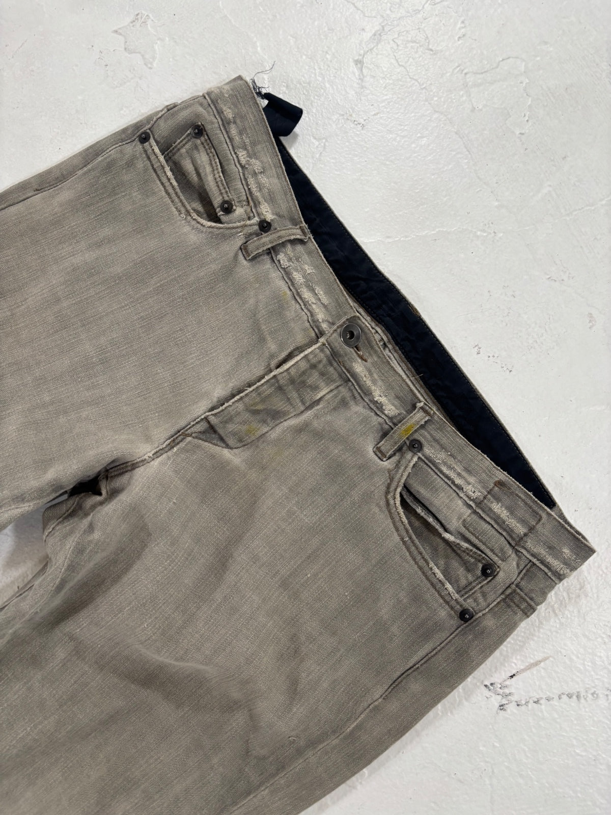 Rick Owens Egg Wash Detroit Cut Denim Jeans {{ color }} {{ brand }} {{ archive }} {{ season }} {{ year }} {{ hedi slimane }}