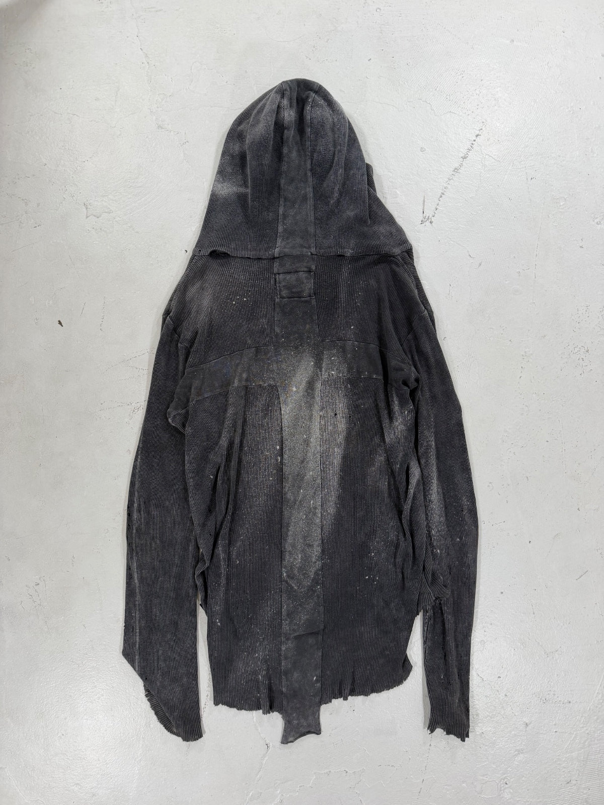 L.G.B. Back Cross Paint Splatter Hoodie