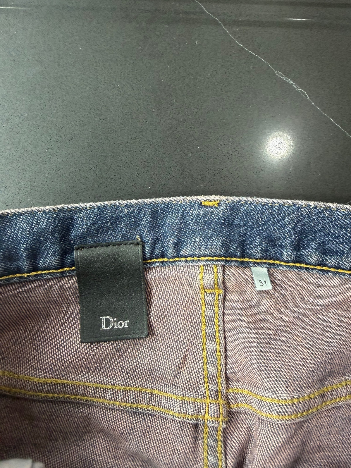 Dior Homme KVA Rust Zipper Denim {{ color }} {{ brand }} {{ archive }} {{ season }} {{ year }} {{ hedi slimane }}