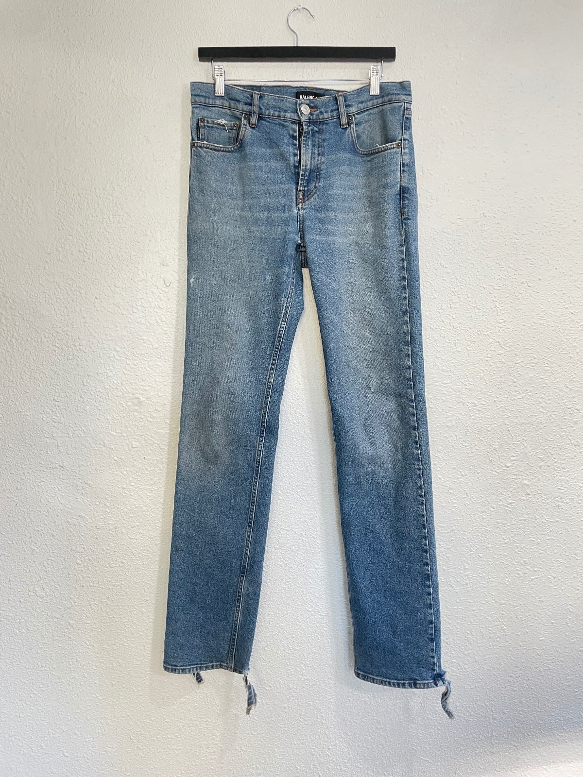 Balenciaga Blue Straight Cut Denim {{ color }} {{ brand }} {{ archive }} {{ season }} {{ year }} {{ hedi slimane }}