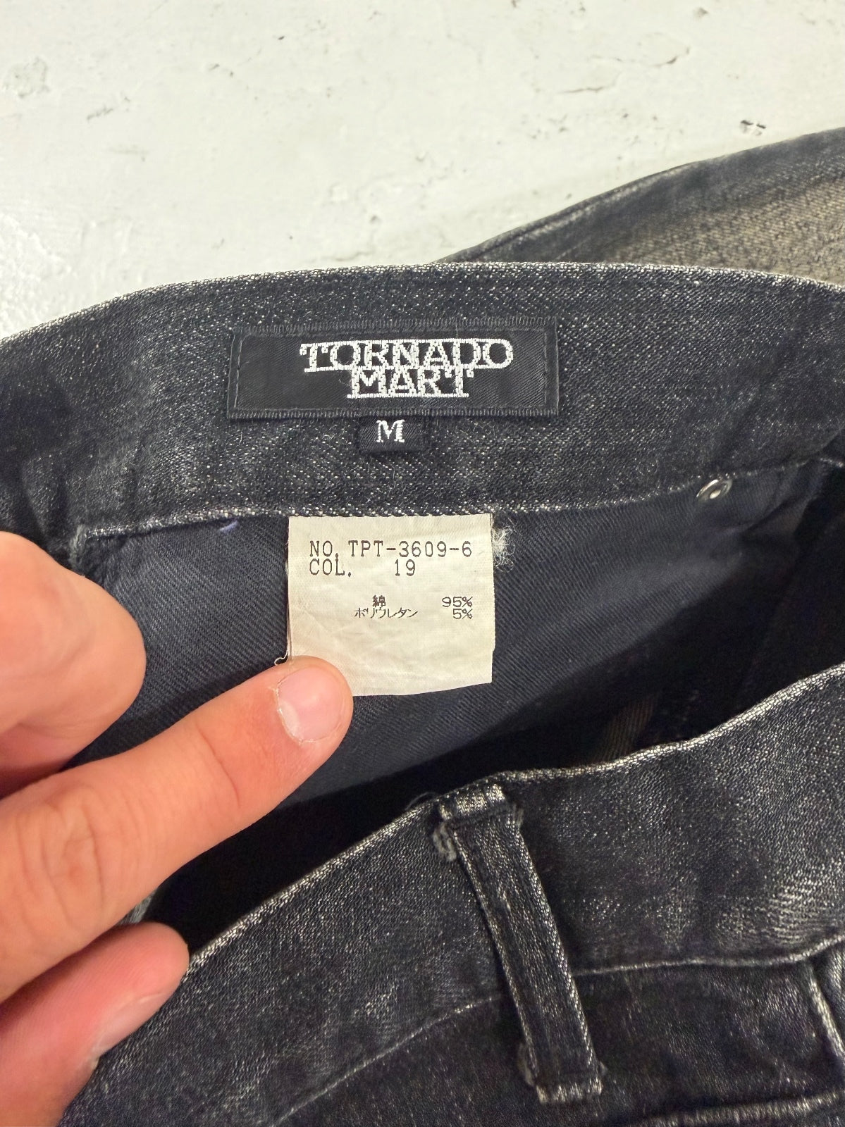 Tornado Mart Black Denim {{ color }} {{ brand }} {{ archive }} {{ season }} {{ year }} {{ hedi slimane }}