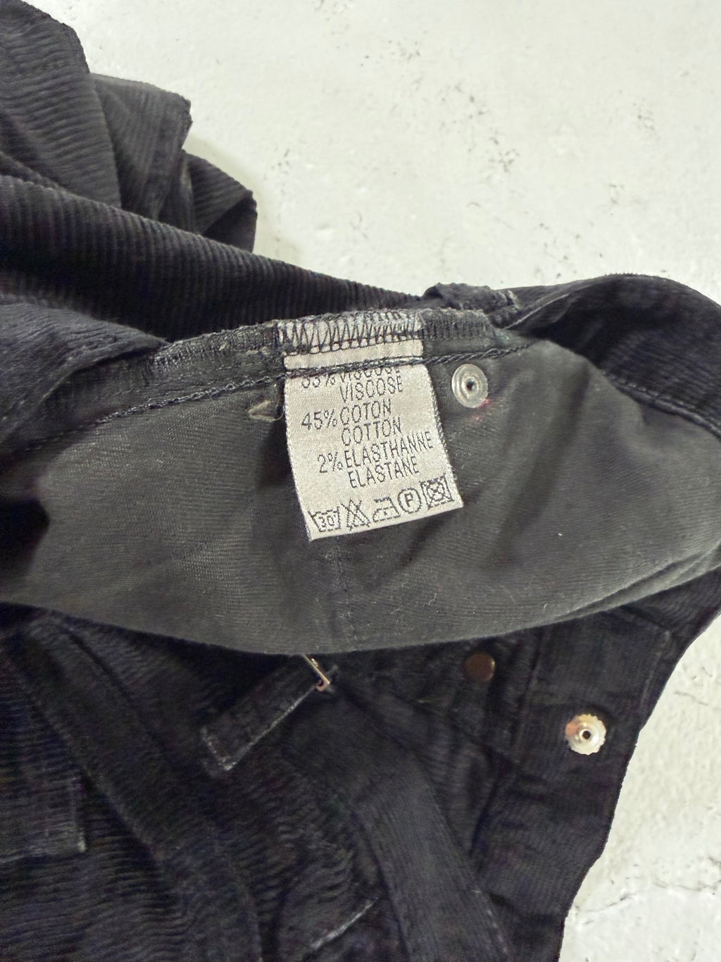 Dior Homme AW07 Waxed Corduroy Jeans {{ color }} {{ brand }} {{ archive }} {{ season }} {{ year }} {{ hedi slimane }}