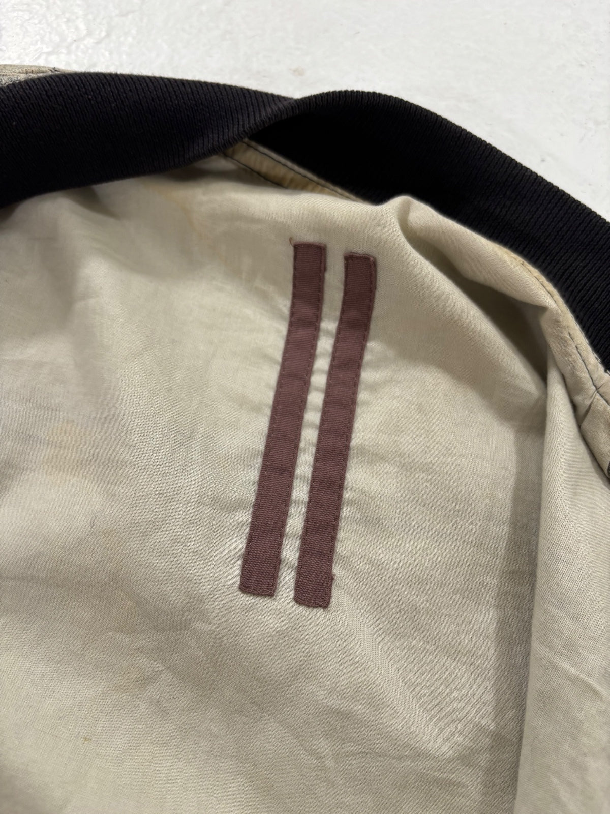 Rick Owens Black Washed Flight Jacket {{ color }} {{ brand }} {{ archive }} {{ season }} {{ year }} {{ hedi slimane }}
