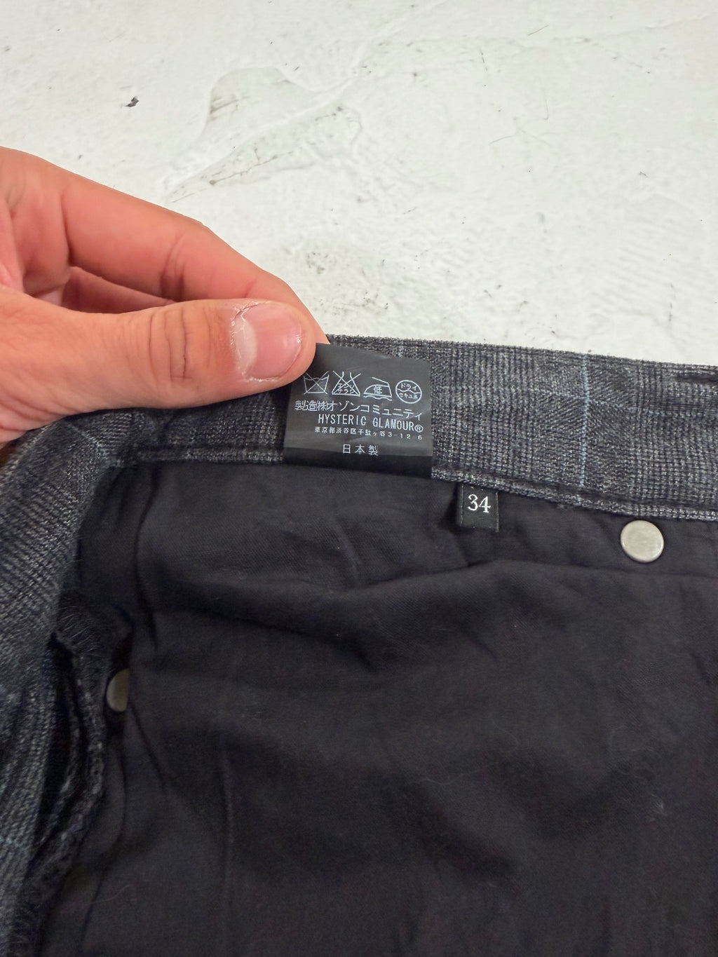 Hysteric Glamour Pleated Pants {{ color }} {{ brand }} {{ archive }} {{ season }} {{ year }} {{ hedi slimane }}