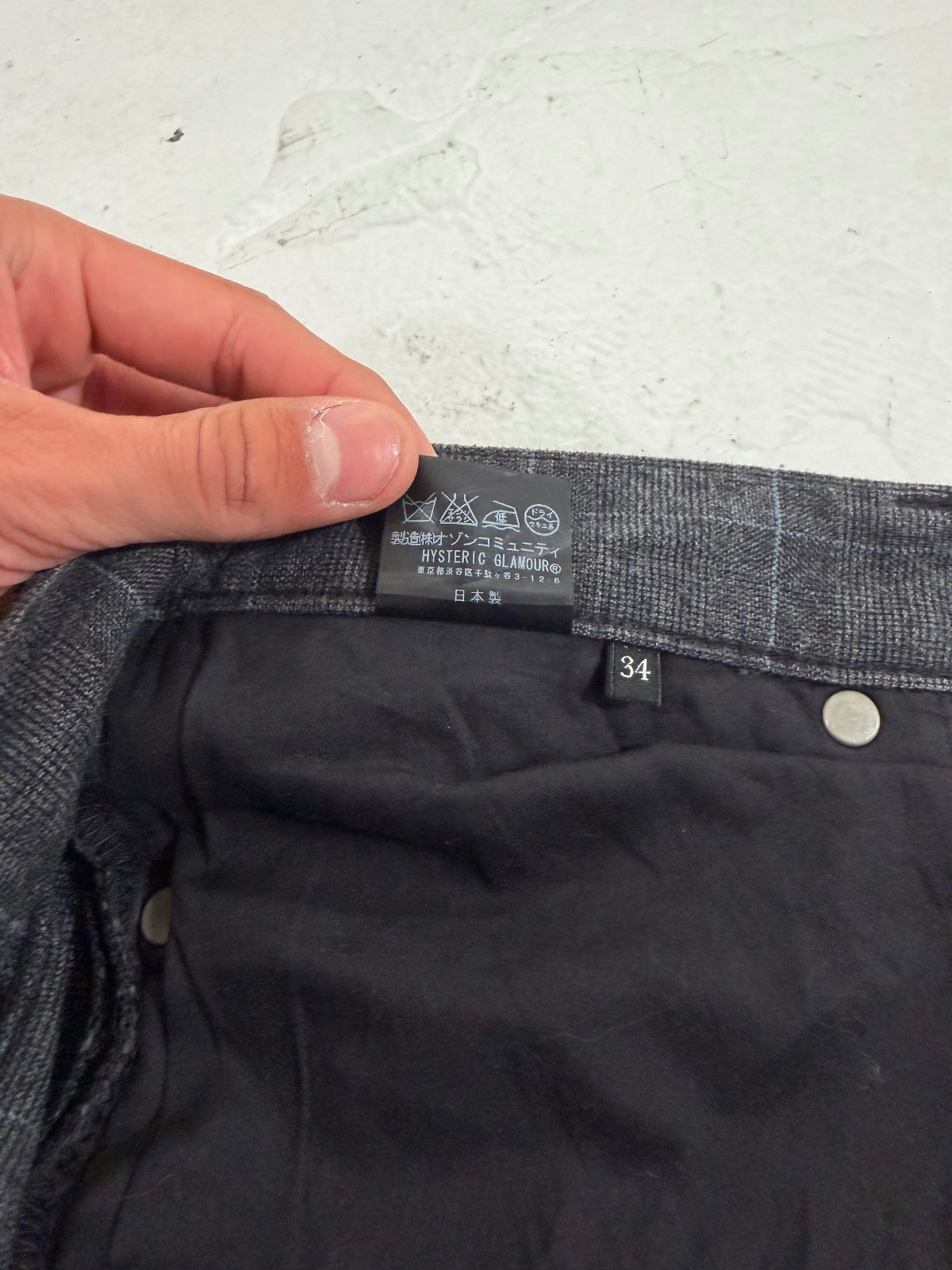 Hysteric Glamour Pleated Pants {{ color }} {{ brand }} {{ archive }} {{ season }} {{ year }} {{ hedi slimane }}