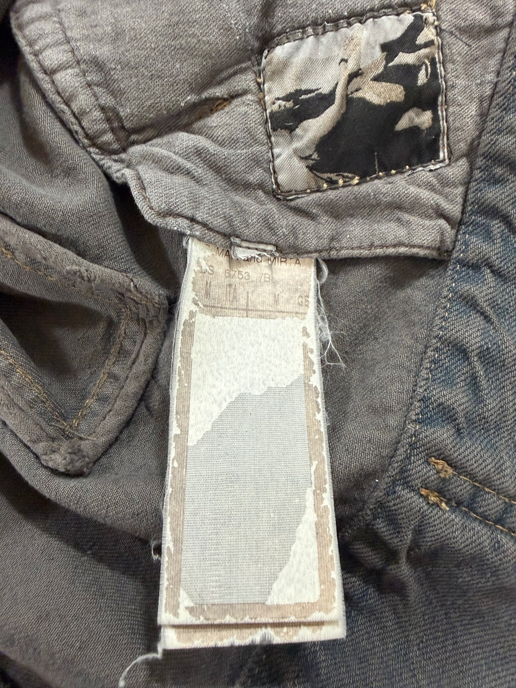 Rick Owens Olmar & Mirta Mineral Dust Denim Jacket