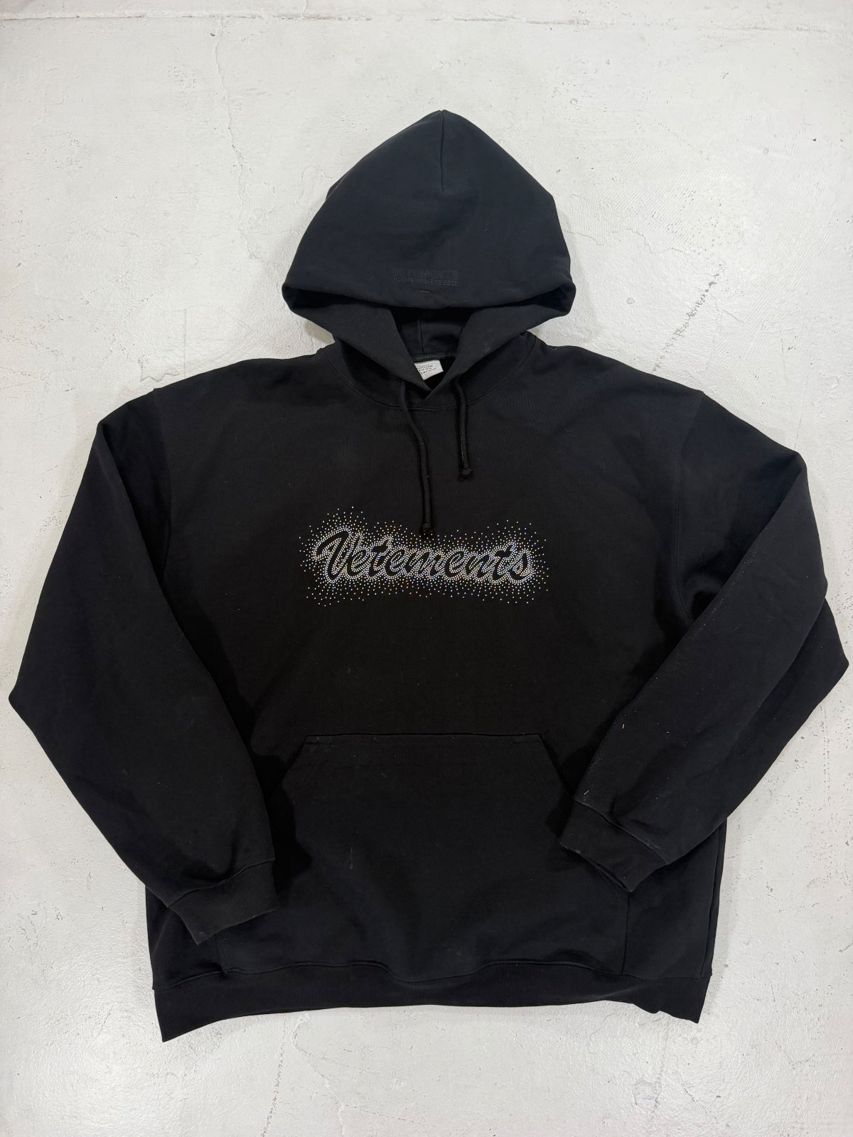 Vetements Studded Logo Hoodie {{ color }} {{ brand }} {{ archive }} {{ season }} {{ year }} {{ hedi slimane }}