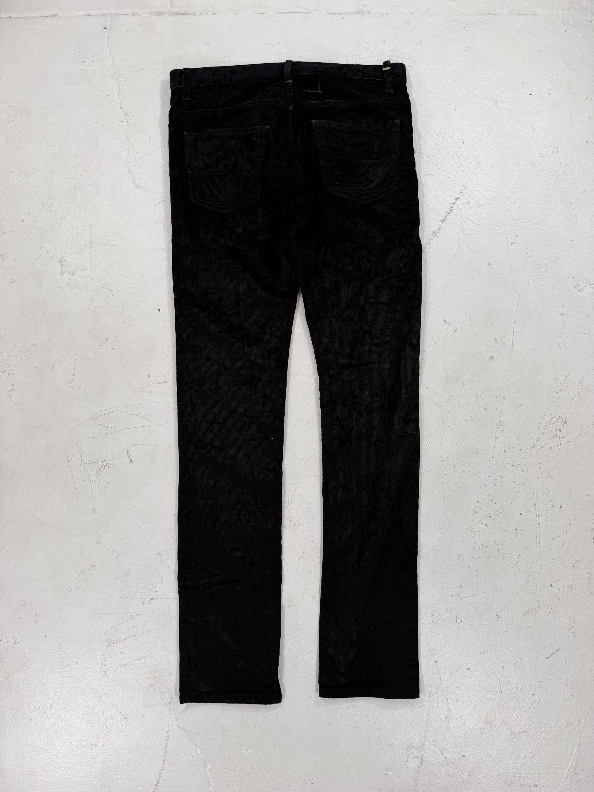 Dior Homme AW07 Waxed Corduroy Jeans {{ color }} {{ brand }} {{ archive }} {{ season }} {{ year }} {{ hedi slimane }}