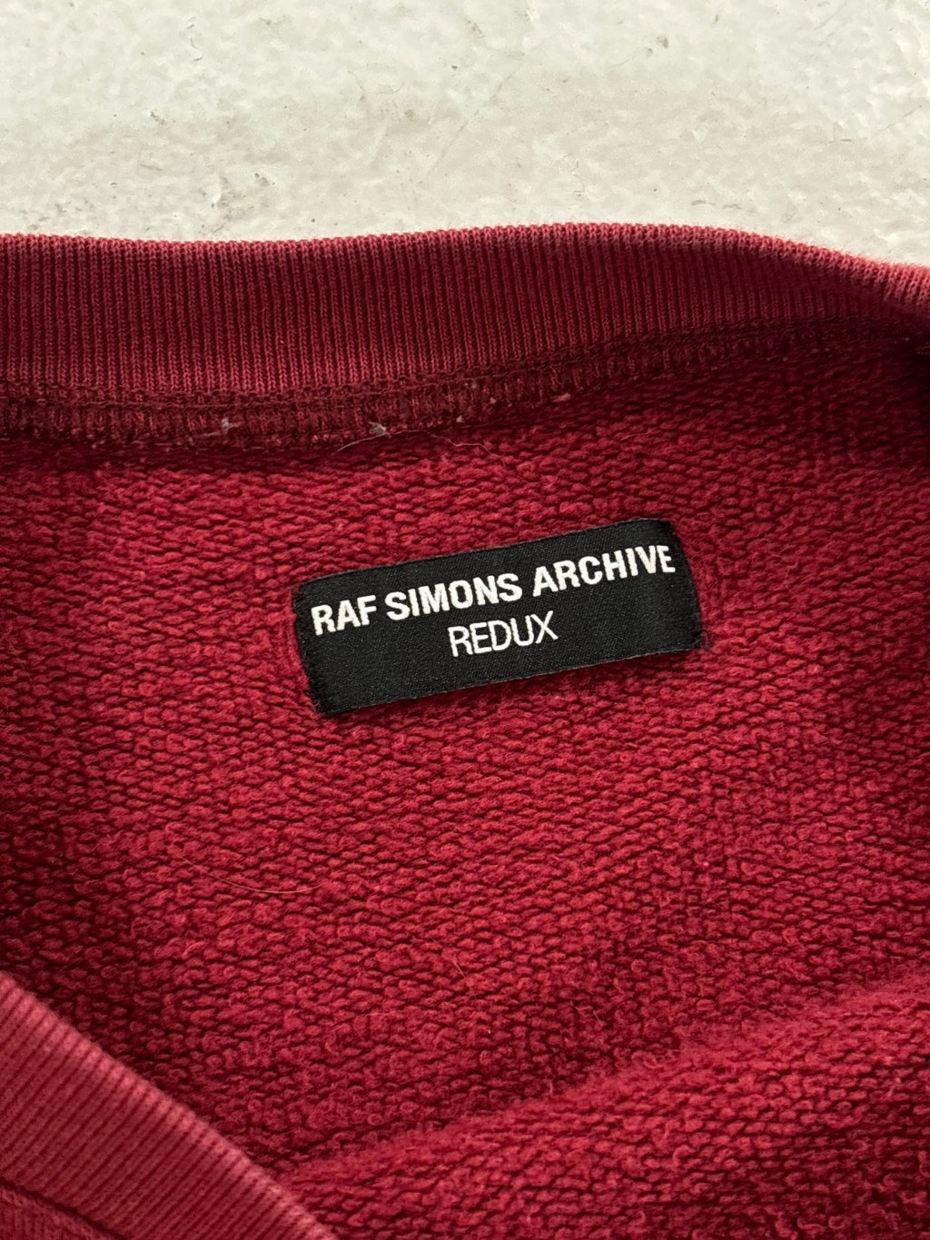 Raf Simons Virgina Creeper Redux Raglan Crewneck
