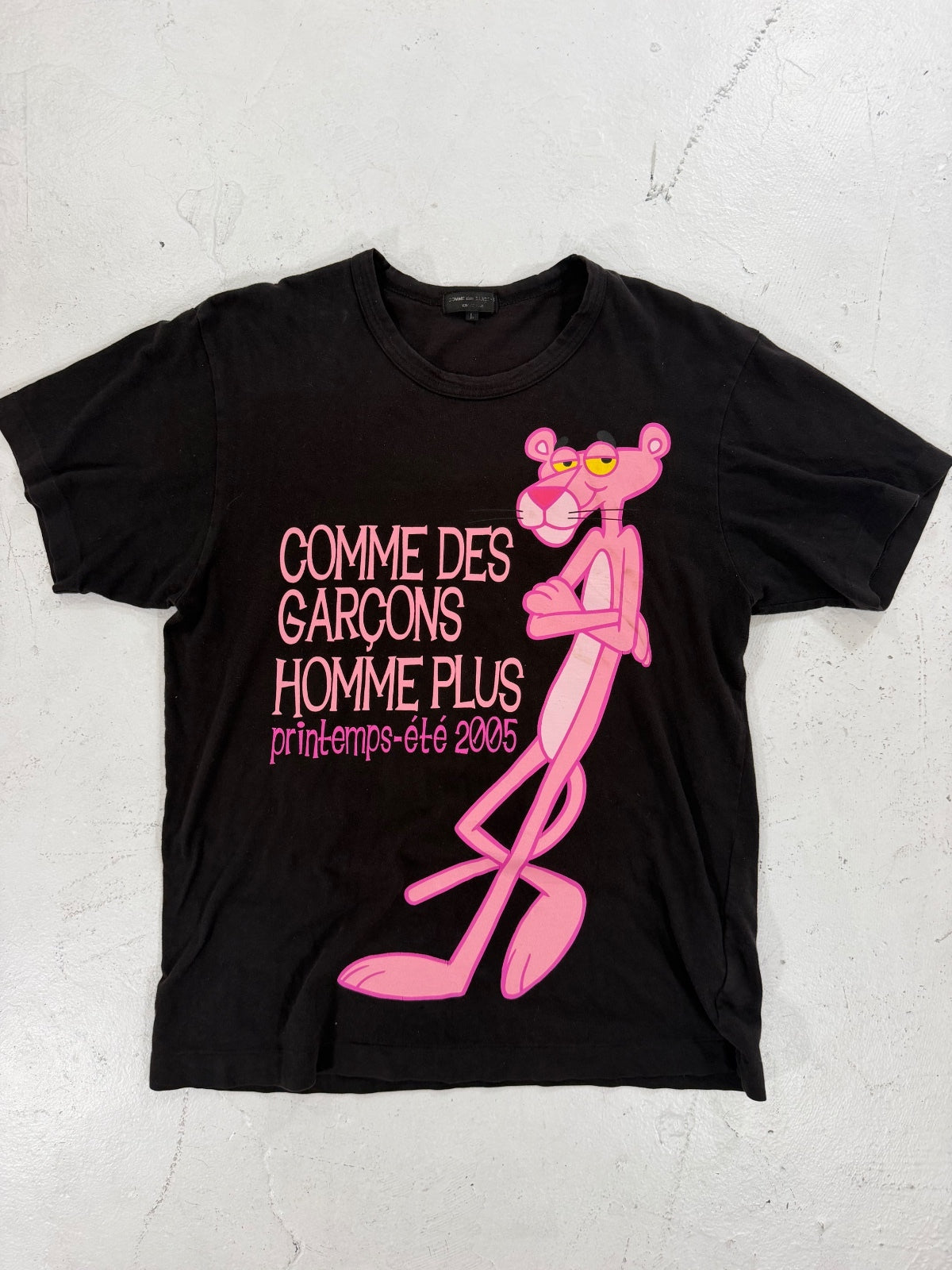 Comme Des Garcons Homme Pink Panther Tee {{ color }} {{ brand }} {{ archive }} {{ season }} {{ year }} {{ hedi slimane }}