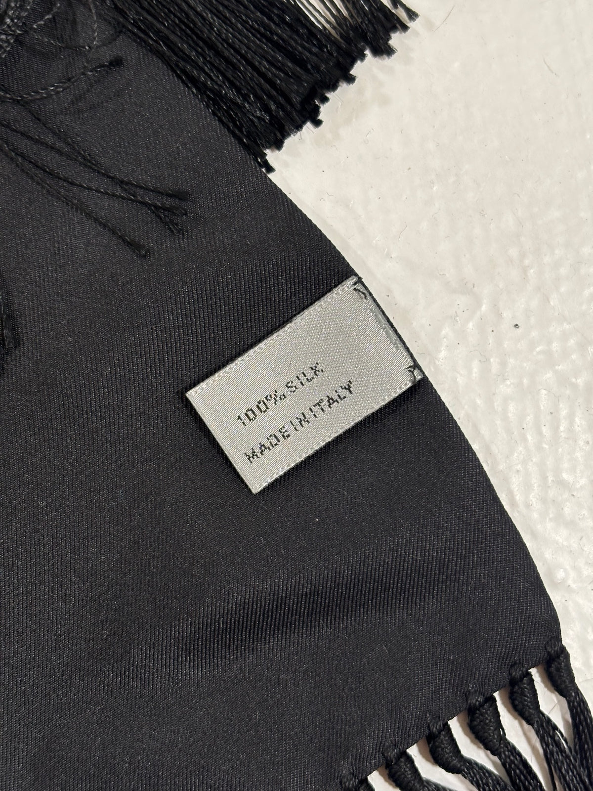 Dior homme Fringe Scarf
