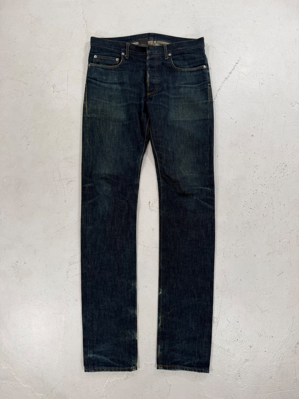 Dior Homme AW10 Washed Raw Denim {{ color }} {{ brand }} {{ archive }} {{ season }} {{ year }} {{ hedi slimane }}