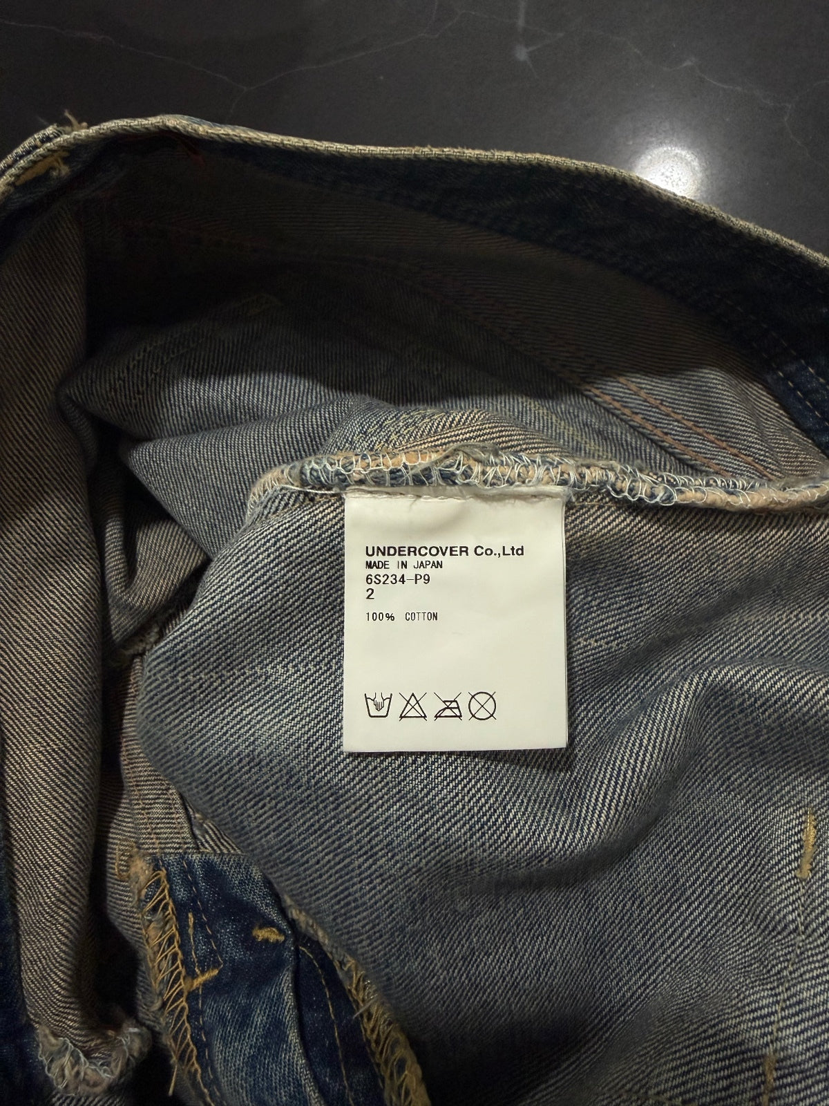 Undercover Klaus Cargo Denim {{ color }} {{ brand }} {{ archive }} {{ season }} {{ year }} {{ hedi slimane }}