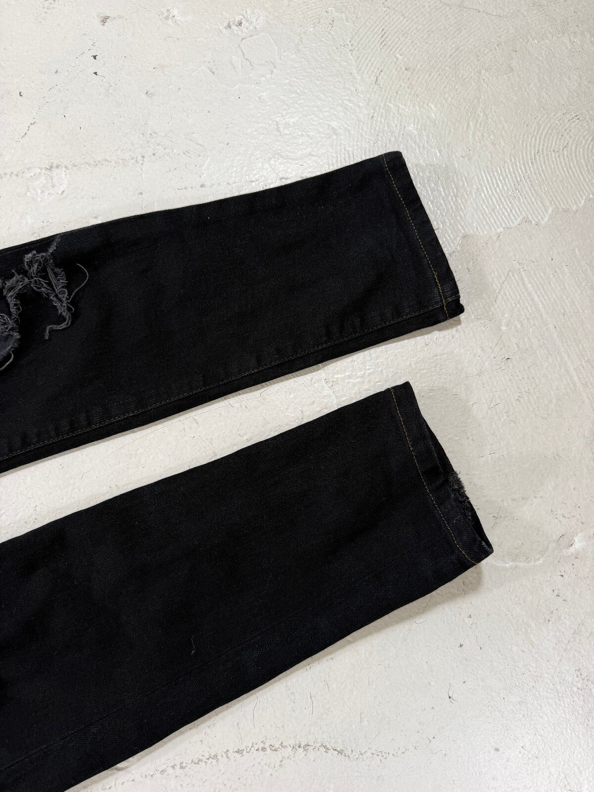 Saint Laurent Paris D02 Black Crash Denim