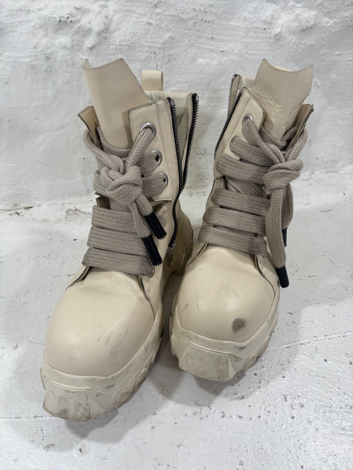 Rick Owens Jumbo Lace Bozo Boots {{ color }} {{ brand }} {{ archive }} {{ season }} {{ year }} {{ hedi slimane }}