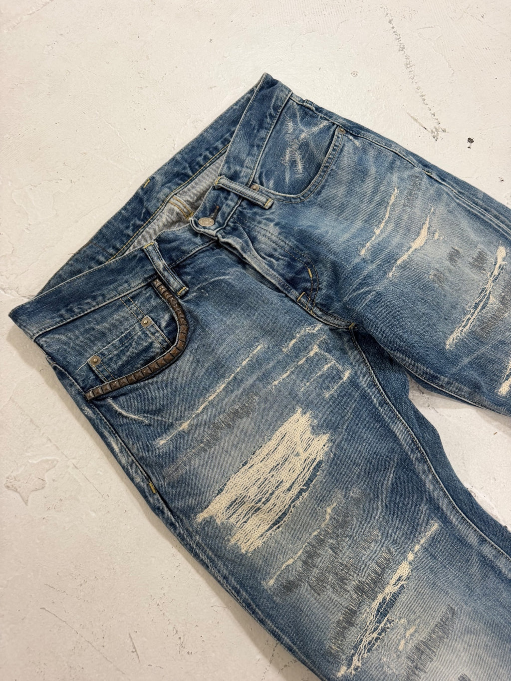 Hysteric Glamour Studded Denim {{ color }} {{ brand }} {{ archive }} {{ season }} {{ year }} {{ hedi slimane }}