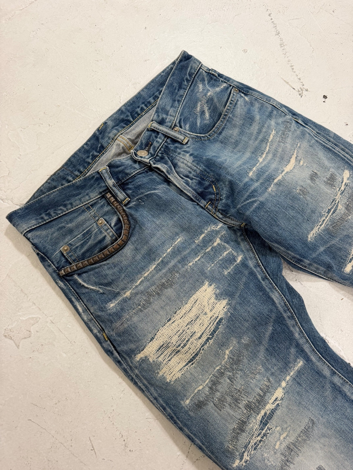 Hysteric Glamour Studded Denim {{ color }} {{ brand }} {{ archive }} {{ season }} {{ year }} {{ hedi slimane }}
