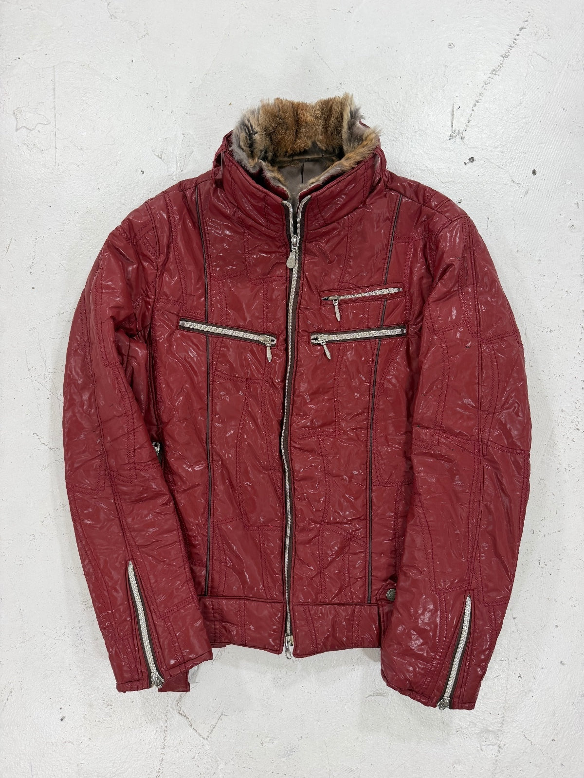 Tornado Mart Patent Leather Jacket