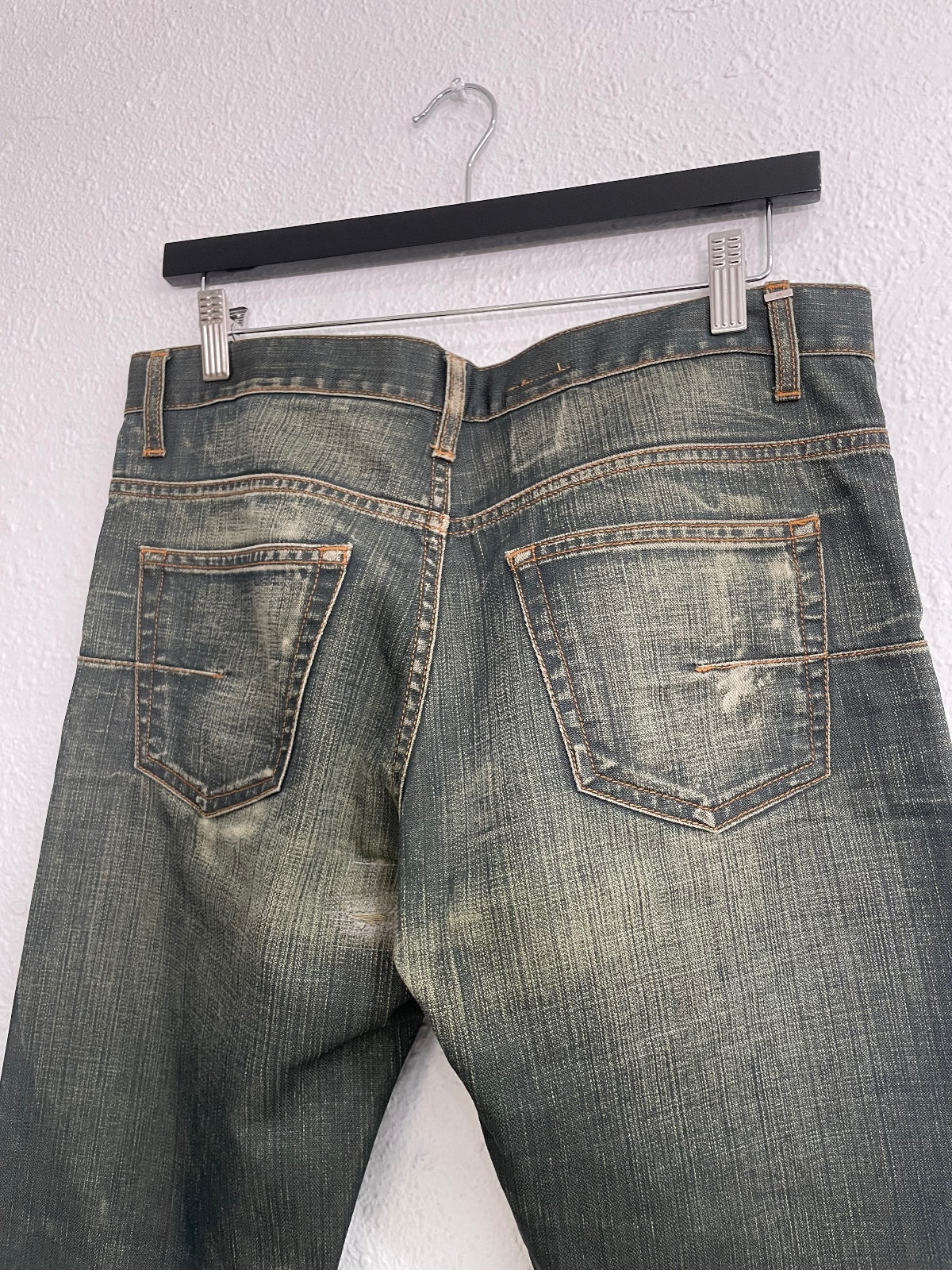 Dior Homme KVA Green Wash Denim