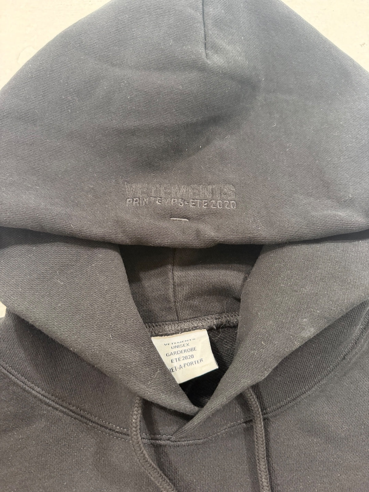 Vetements Studded Logo Hoodie {{ color }} {{ brand }} {{ archive }} {{ season }} {{ year }} {{ hedi slimane }}