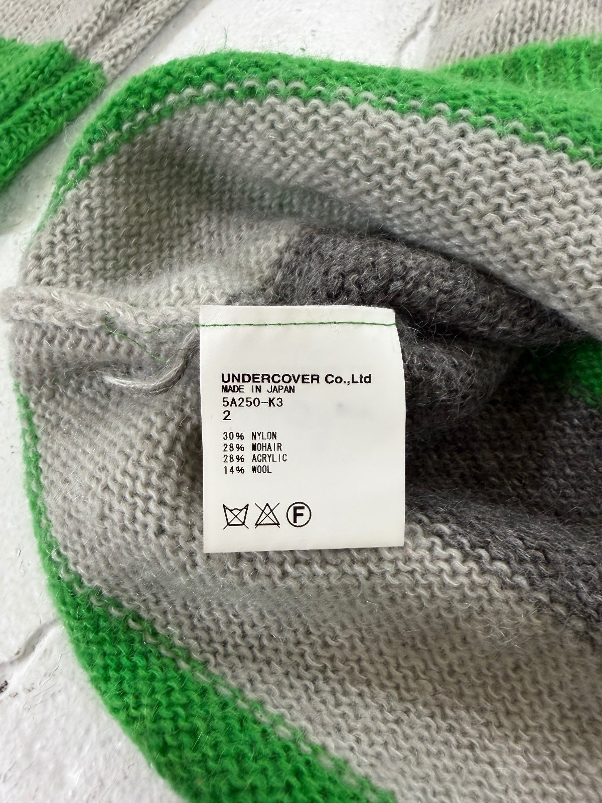 Undercover Mohair Knitted Crewneck {{ color }} {{ brand }} {{ archive }} {{ season }} {{ year }} {{ hedi slimane }}