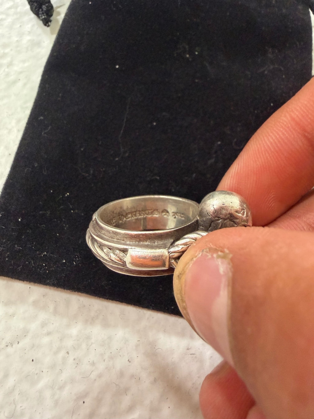 Chrome Hearts Foti Ring {{ color }} {{ brand }} {{ archive }} {{ season }} {{ year }} {{ hedi slimane }}